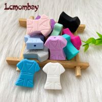New Product 50-100Pcs Silicone Doctor Nurse T-Shirt DIY Silicone Beads Baby Teething Jewelry Pendant Necklace Making