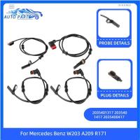 สำหรับด้านหน้าด้านหลังซ้ายขวาเซ็นเซอร์ ABS Mercedes Benz W203 R171 A209 2035401317 2035401417 2035400417