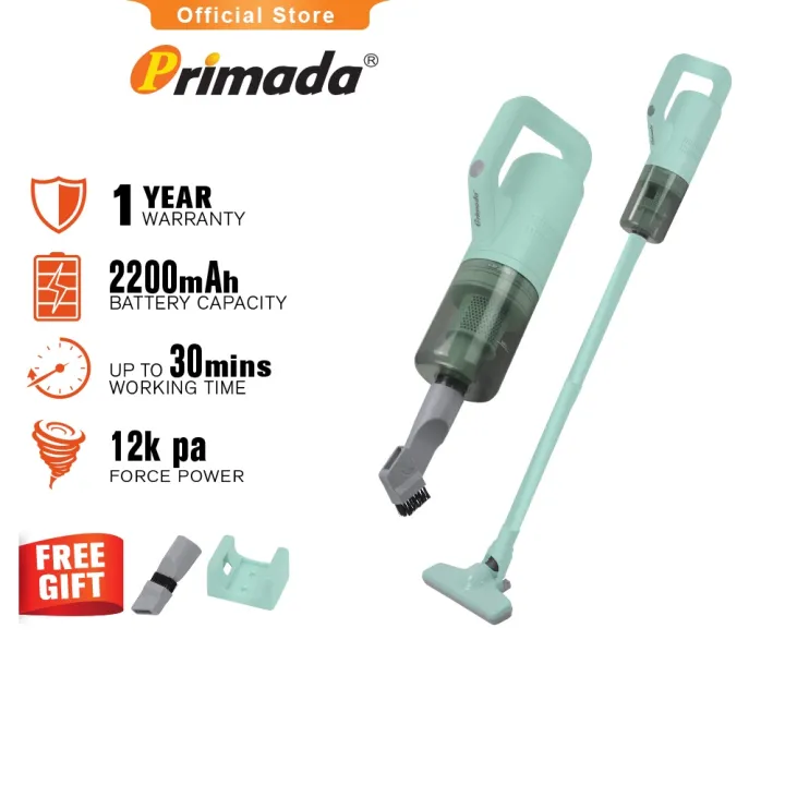 Primada Cordless Vacuum Cleaner MPV300 Lazada