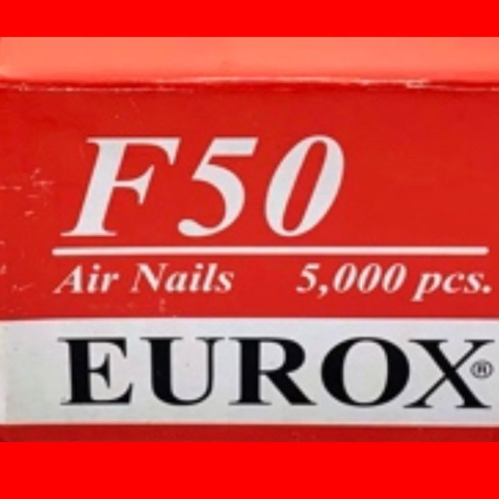 eurox-f50-ลูกแม็ก-ยิงไม้-ขาเดี่ยว-ตะปูยิงไม้-ตะปูลม-กล่องละ-5000-นัด