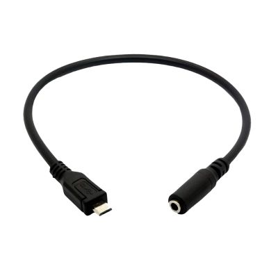 Headphone Adapter Cable Micro USB 5 Pin Male To 3.5mm Female Jack AUX Audio Extension Cord for Phones without 3.5mm Jack