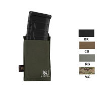 KRYDEX Fast Draw Elastic Magazine Pouch Tactical Single 5.56 High Speed Open Top Mollepals Magazine Carrier Pouch