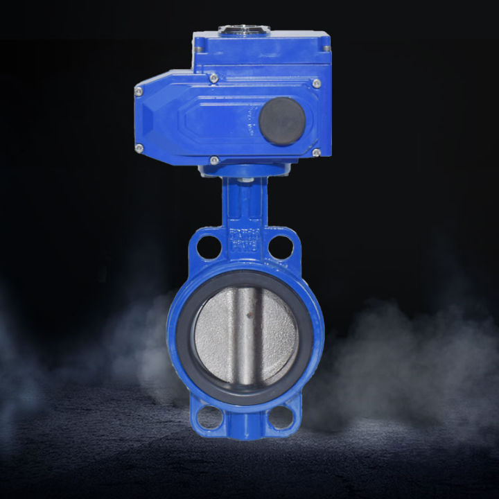 D971X electric wafer butterfly valve gas explosionproof switch valve