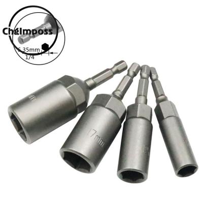 ChgImposs 6Mm-19Mm ลึกภายในหกเหลี่ยมแขนสว่านไฟฟ้าหัวเสียบนิวเมติกสำหรับอ่อนนุชเครื่องมือประแจมือไขควงไฟฟ้า