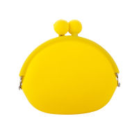 Rubber Fashion Round Card Case Purses Silicone Coin Bag Pouch