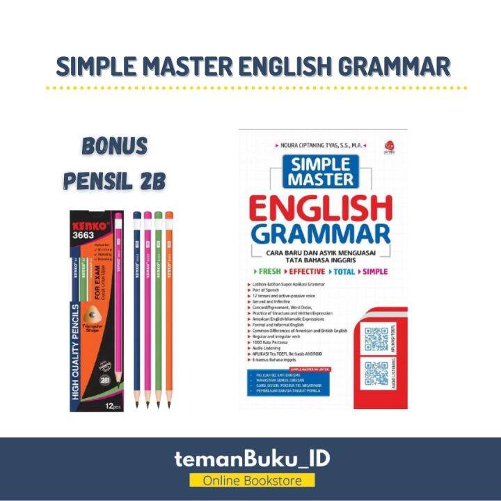 BUKU BAHASA INGGRIS / SIMPLE MASTER ENGLISH GRAMMAR / BUKU GRAMMAR ...