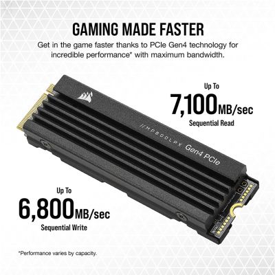 ลด 50% (พร้อมส่ง)SSD CORSAIR MP600 PRO LPX 1TB 2TB PCIe Gen4 x4 NVMe M.2 SSD - PS5(ขายดี)