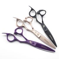 Sliding hair Scissors Slide 6 INCH Sliding hair shears Willow shape scissors Professional Barber Scissors 3 colors