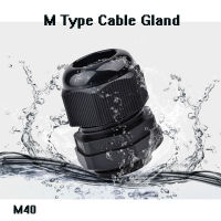 5pcs M Type Nylon PA66 Cable Conduit Gland IP68 M40 High Quality Waterproof 22-32mm No Waterproof Gasket Free shipping