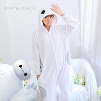 2021Hot Cartoon Big Hero Cosplay Halloween Party Costumes Animal Pijama Flannel Sleepwear Adult Onesies Baymax Pajamas Kigurumi