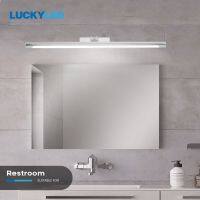 LUCKYELD Led Wall Light Bathroom Mirror Vanity Light Fixtures 8W 12W AC220V 110V Led Wall Lamp Waterproof Sconce Silver Shell