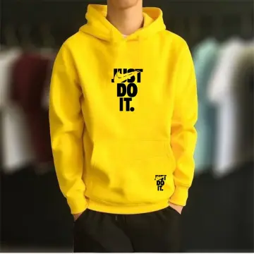 Yellow just discount do it hoodie