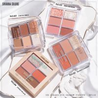 HF113 SIVANNA COLORS SIX COLORS EYESHADOW PALETTE ซีเวนน่า คัลเลอร์ส ซิคซ์ คัลเลอร์ส อายแชโดว์ พาเลท ผลิตภัณฑ์ตกแต่งเปลือกตา เนรมิตสีสันให้ดวงตาสวยงาม