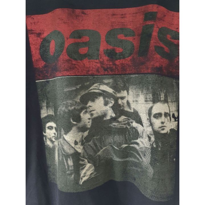 วงร็อค-เสื้อยืด-oasis-band-t-shirt-เสื้อยืด