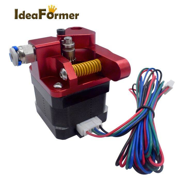 Dual Gear MK8 Extruder Motor Double Pulleys 1.75Mm Feeder Aluminum