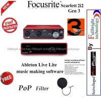 สินค้าขายดี!!! FOCUSRITE SCARLETT 2i2 (GEN3) USB AUDIO INTERFACE ออดิโออินเตอร์เฟส รุ่นใหม่ล่าสุด เจนเนอเรชั่น 3 รับประกันศูนย์ 3 ปี ที่ชาร์จ แท็บเล็ต ไร้สาย เสียง หูฟัง เคส ลำโพง Wireless Bluetooth โทรศัพท์ USB ปลั๊ก เมาท์ HDMI สายคอมพิวเตอร์