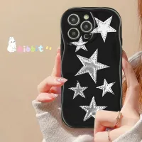 เคสสำหรับ OPPO A78 A17 A17k A57 A16 A16s A15 A15s A1 A76 A97 9Pro A96 3D A74 A95เคส TPU A94 A93 A53 F9 Reno 7Z ดาวนำโชค6ดาวโค้งงอแบบนิ่ม