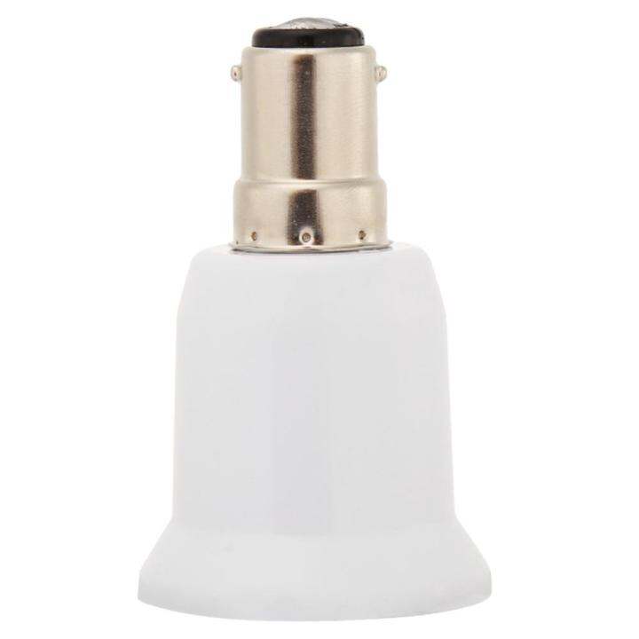 Rotary B15 to E27 Lamp Holder Adjustable LED Light Bulb Socket Base