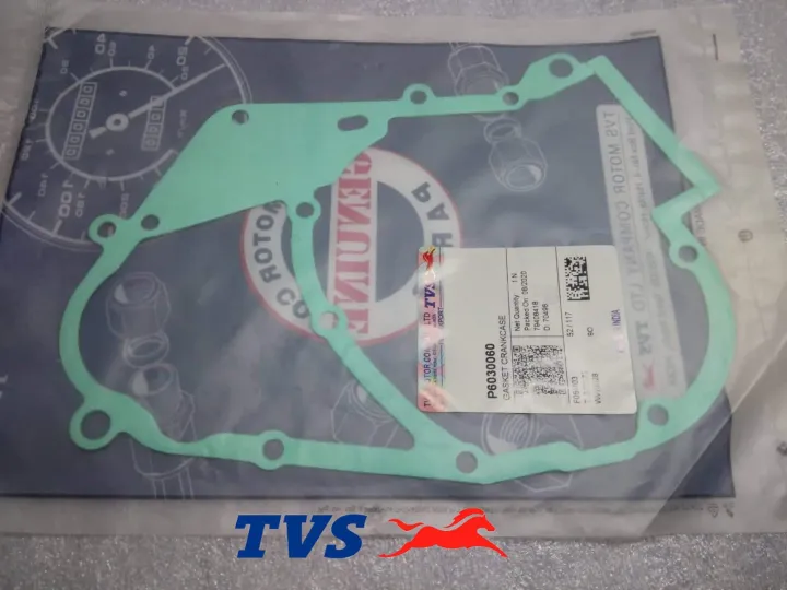 TVS XL100 P6030060 GASKET CRANKCASE TVS Motorcycle Genuine Parts