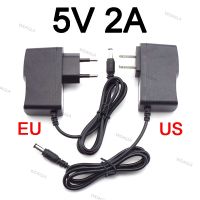 5V 2A 2000ma AC 100V-240V DC Power supply Adapter plug Converter For LED Strip Light CCTV Charger Switch 5.5mmx2.5mm US/EU WDAGTH