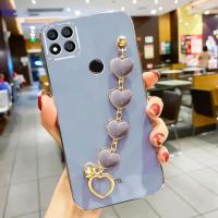 Redmi9c Cinta Jantung Pergelangan Tangan Rantaian Silikon Kes Pada untuk A1 Xiaomi Redmi Plus 9c Nfc 9 9a 10 10a 10c 9T Mewah เคสมือถือ Redmia1 / - ขายดี Aboasv