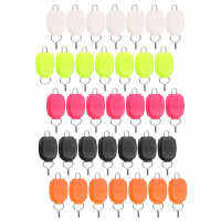 30pcs Fish Line Holder Stop Buckle Luminous Fishing Wire Stopper Baitcasting Drum Reel Wire Buckle Line Stopper Keeper Fishing Accessories