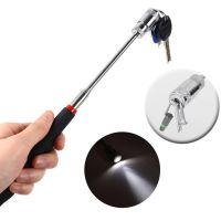 【LZ】 Telescopic Magnetic Pen with Light Mini Portable Magnet Pick Up Tool Extendable Pickup Rod Stick for Picking Up Screws Nut Bolt