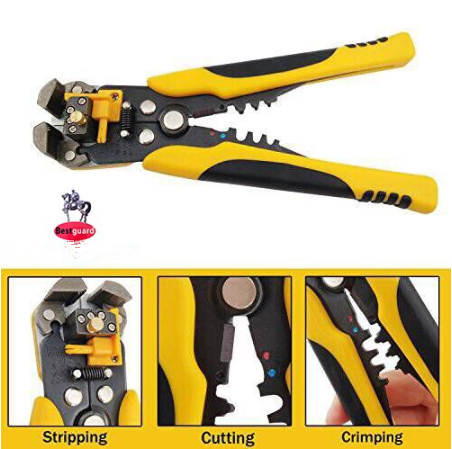 Electricians 8" Crimping Plier Cutter Wire Stripper CRIMPING TOOL Amtech 