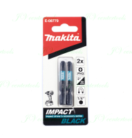 MAKITA E-08779 ดอกไขควง หัวขนาด PH3 x 50 BLACK ( 2ชิ้น/PAC )