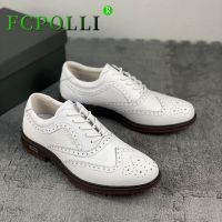 New Arrival Men Golf Shoes Genuine Leather Golf Training Man Luxury Brand Athletic Shoes Men Anti-Slippery Golf Sneakers Mens