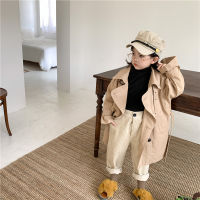 Childrens Windbreaker Jacket for Boys Girls Spring Autumn Kids Double-Faced Fashion Toddler Parka Kids Child Trench Coat Jacket