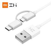 【Free-delivery】 Gadgets Town สายเคเบิล ZMI 2 In 1 Usb Type C สำหรับ9 8 S8ที่ชาร์จ S9แบบเร็วสายรับส่งข้อมูลขนาดสั้น30ซม.