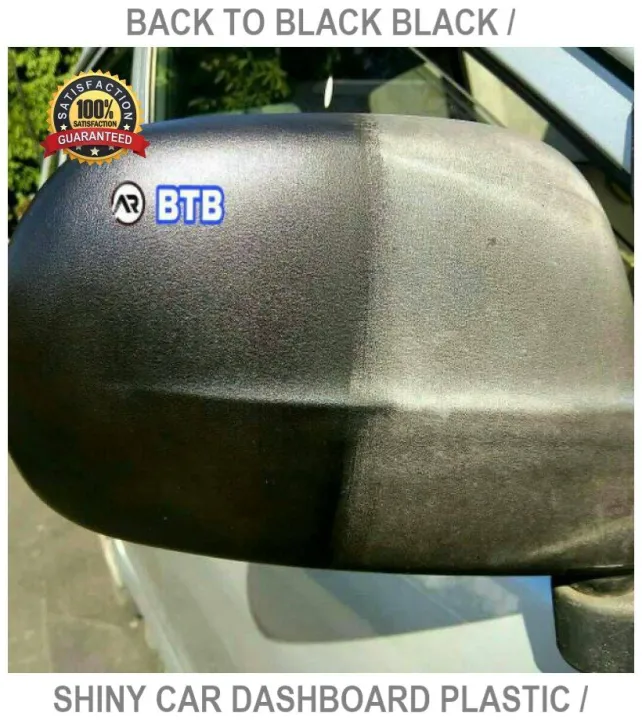 Back To Black Black / Shiny Car Dashboard Plastic / Body / Paint / Tire