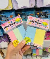 กระดาษโน๊ตสีหวานกระดาษแปะโน๊ตPost-it Sticky Note คละแบบขนาด3*3นิ้ว100แผ่น