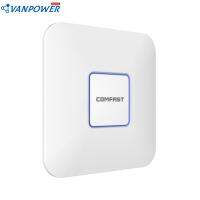 COMFAST เครื่องขยายสัญญาณ AP ในอาคารจุดเข้าถึงไร้สาย CF-E390AX 2.4G 5.8G สำหรับห้องประชุมโรงแรมคลับพักผ่อน