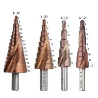 {SAVAGE Hardware Tools} M35โคบอลต์5ขั้นตอนเจาะบิต4-12/4-20/4-32มิลลิเมตรสามเหลี่ยมก้านไฮสปีด Co เกลียวขลุ่ยโลหะเจาะบิตหลุมตัดสำหรับสแตนเลส