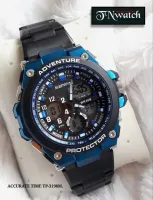 us submarine ACCURATE TIME SPORT DIGITAL นาฬิกาผู้ชายกันน้ำ100%พร้อมกล่อง ดำน้ำเงิน