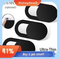 HONEYDEWD 3/6/9PCS มืออาชีพ Ultra Thin พลาสติก สากล สติ๊กเกอร์ความเป็นส่วนตัวของเลนส์ ตัวเลื่อนแม่เหล็กชัตเตอร์ ปกเว็บแคม ชัตเตอร์กล้อง