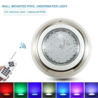 Stainless Steel LED Swimming Pool Light IP68 Waterproof 12V Outdoor RGB Underwater Light Pond LED Piscina Luz Submersible Lamps