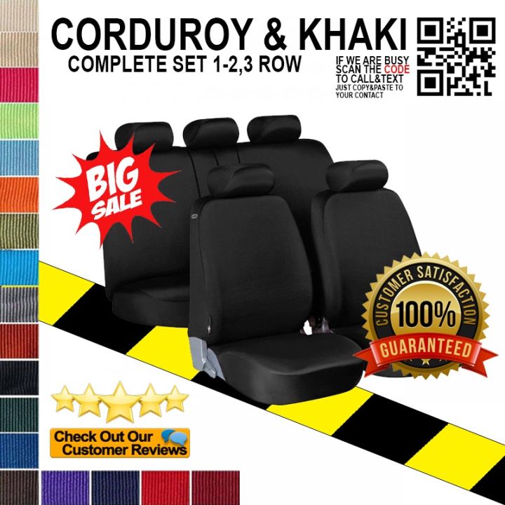 Suzuki Celerio Seat Cover Corduroy Lazada PH