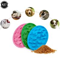 Creative Silicone Pet Bowl Dog Cat Slow Eating Feeding Food Bowls Puppy Feeder Puzzle Bowls Dishes Anti Choke Food Container