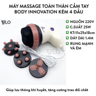 Máy Massage Toàn Thân Cầm Tay Body Innovation Kèm 4 Đầu thumbnail