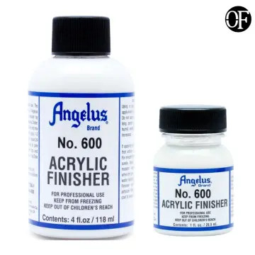  Angelus 600 Acrylic Finisher, 4 oz. : Arts, Crafts