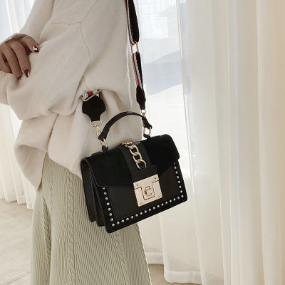 Brand Women Bags Luxury Handbags Women Messenger Bags Cover Rivet Bag Girls Fashion Shoulder Bag Ladies PU Leather Handbags