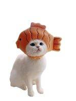 ✌✷ cat wacky hat funny props gold fish layered puppets British short cute