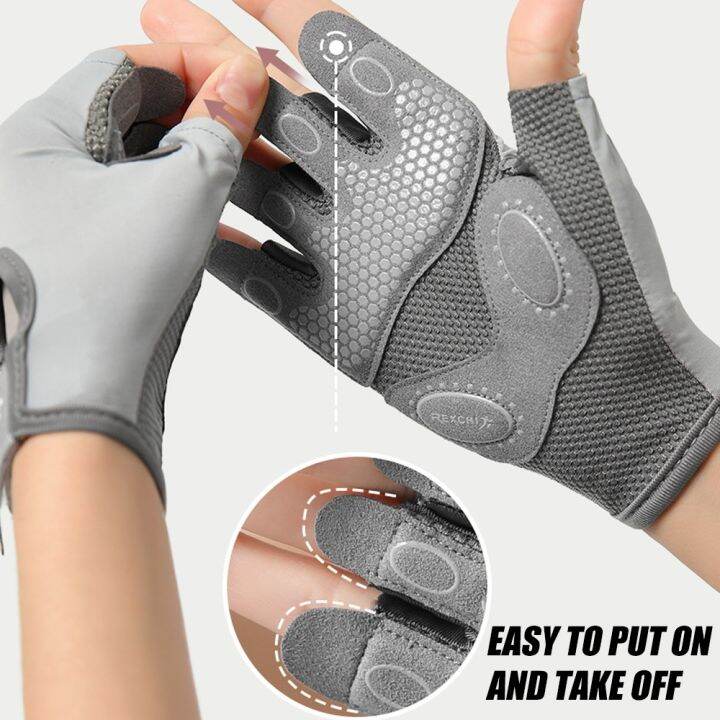 hotx-dt-1pair-cycling-gloves-gym-weightlifting-training-thin-breathable-non-slip-half