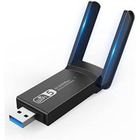 เครื่องอุปกรณ์เชื่อมต่อกับ Wifi USB ความเร็ว1200Mbps ย่านความถี่คู่5.8GHz 2.4Ghz Rangkaian Tangpa Wayar Mini สำหรับ Windows XPVista7810 Mac OS X 10