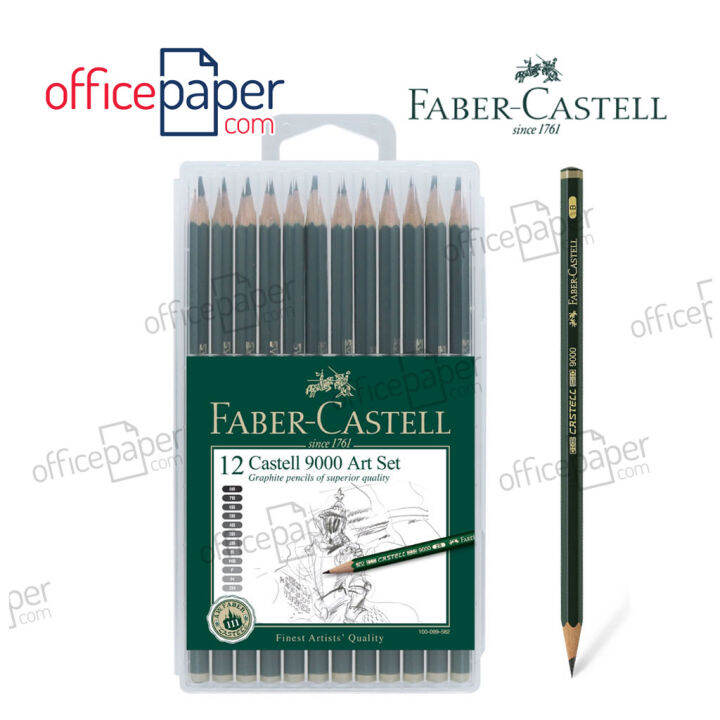 Faber-Castell 9000 Graphite Pencil Art Set Of 12pcs I 117166 | Lazada