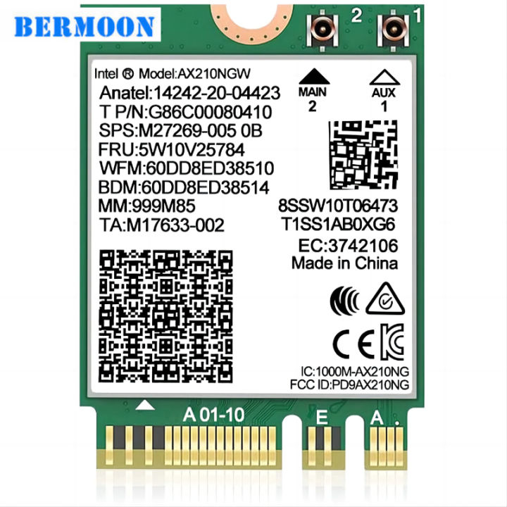 WiFi 6 PCIE Card and Intel AX200 M.2 WiFi Card for Desktop and Laptop