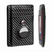 Anti Lost Protection Men Women Credit Card Holder Money Leather Slim Mini Wallet Metal Aluminum Business idCard Case Bag